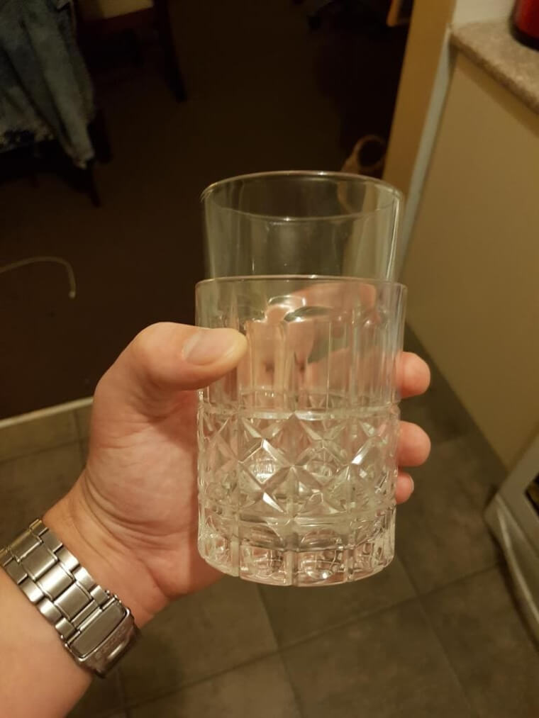 It Helps Separate Glassware