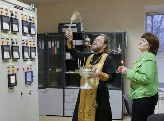 Maybe Blessing Electronics With Holy Water Isn't the Best Idea